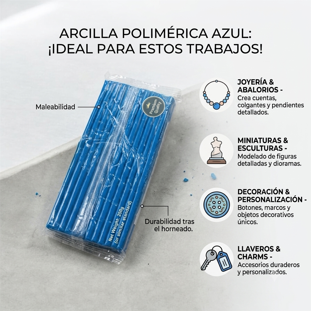 Arcilla polimerica azul primario