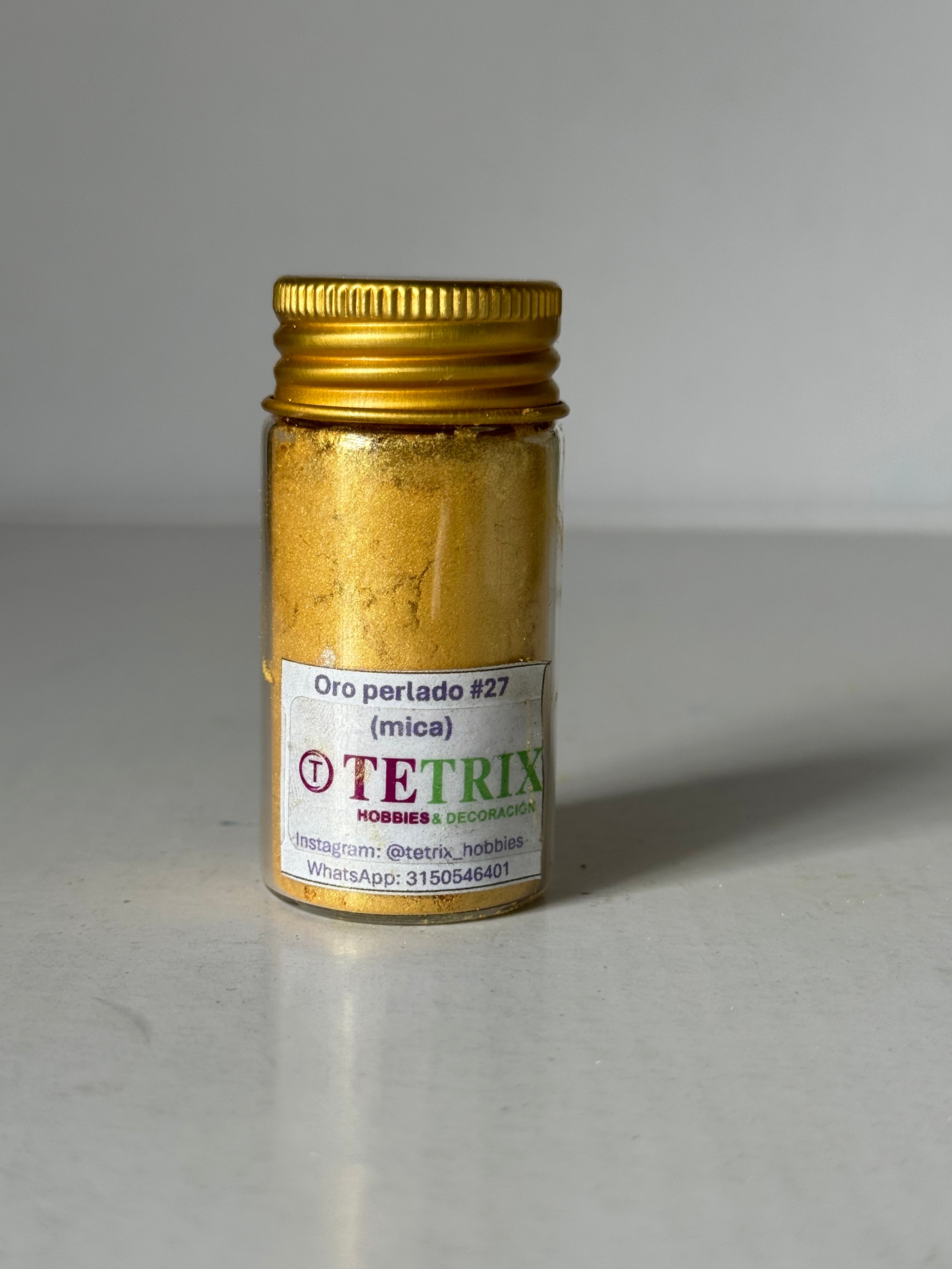 Pigmentos mica oro perlado #27