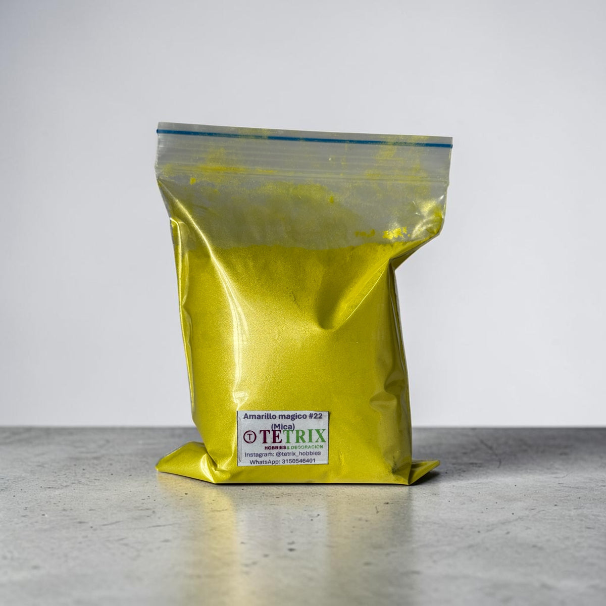 Pigmentos mica amarillo mágico #22