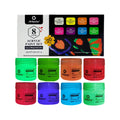 Pintura Acrilica Neon Artecho Glow In The Dark X8 Colores