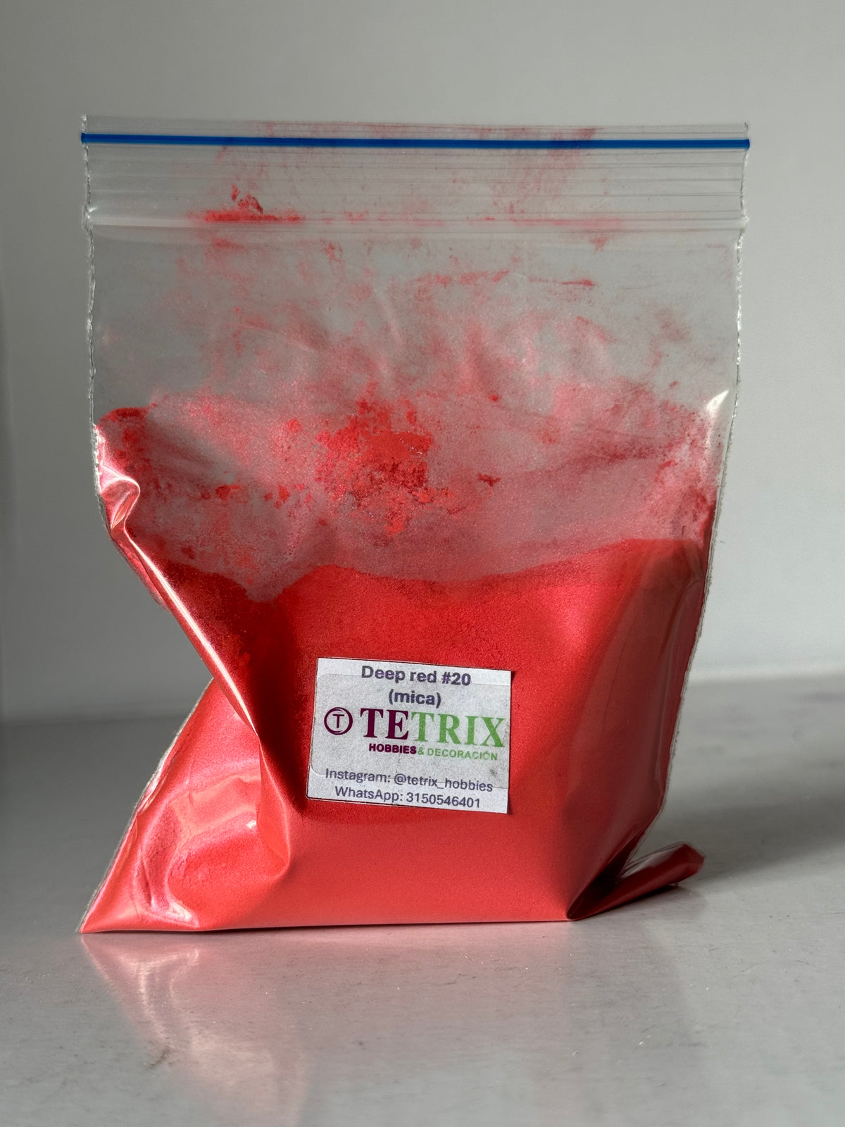 Pigmentos mica Deep red #20