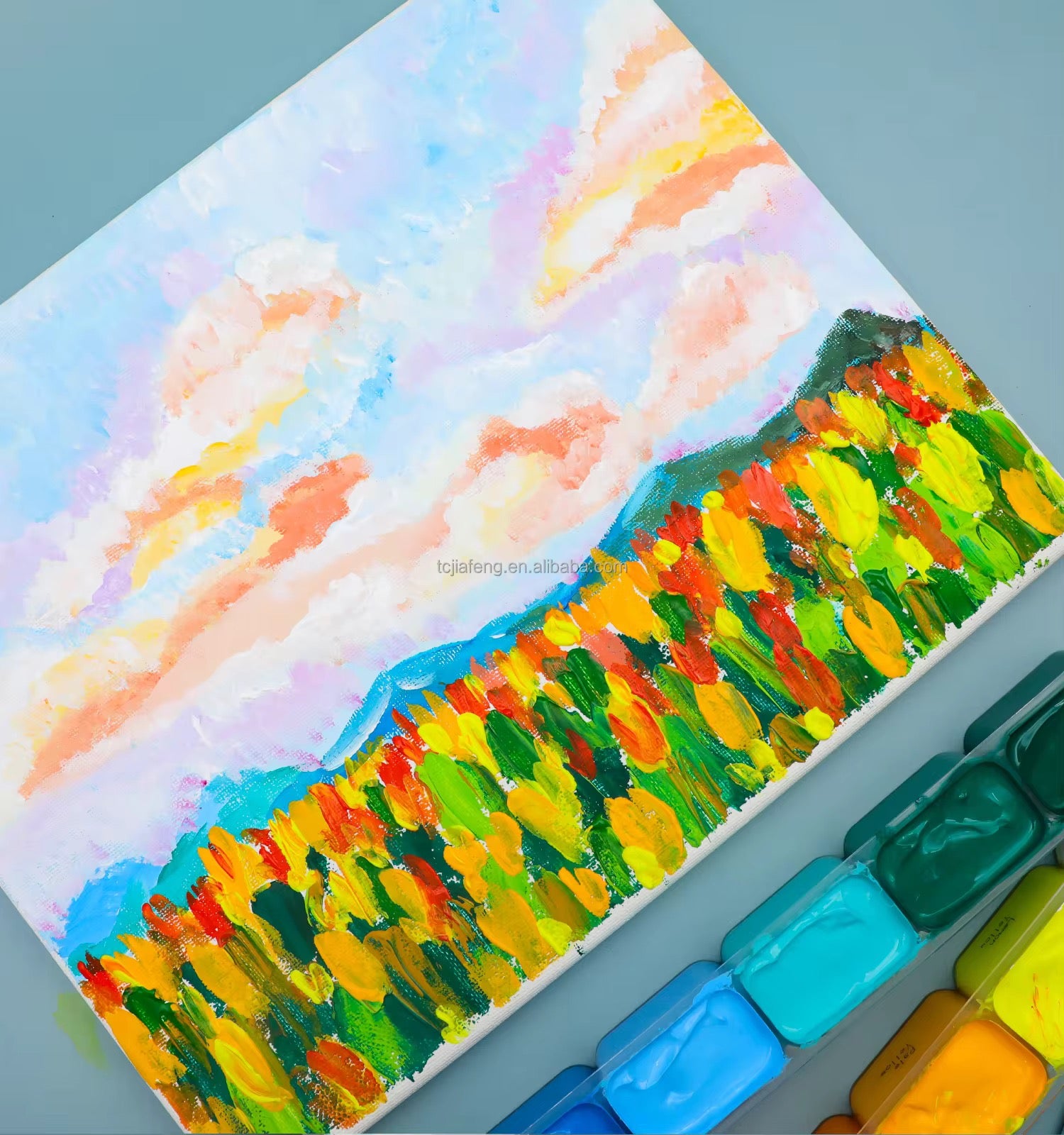 Pintura Gouache Estilo Himi X24 Colores Con Pinceles