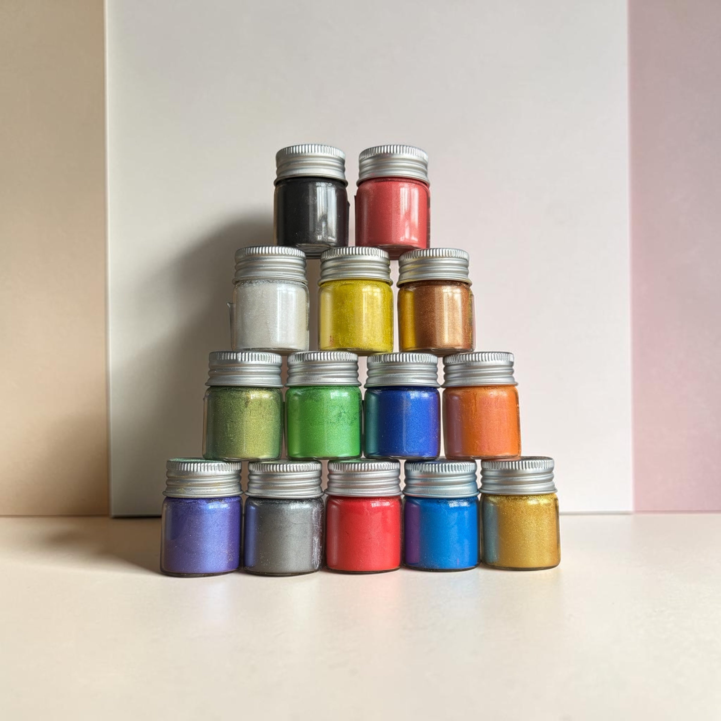 Kit pigmento mica x14 6 gramos