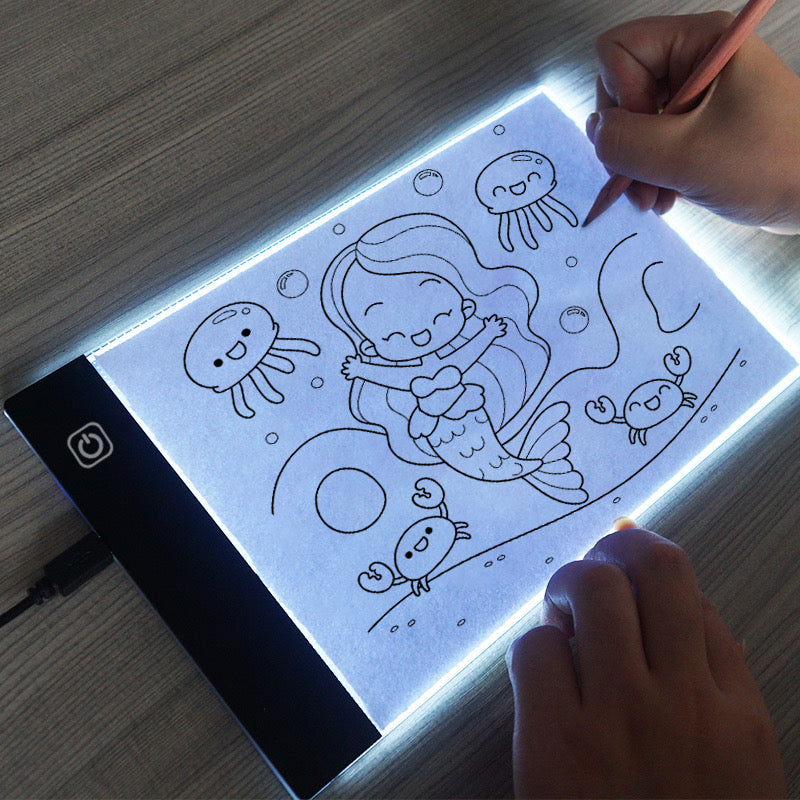 Tabla de luz led para dibujo tamaño A4