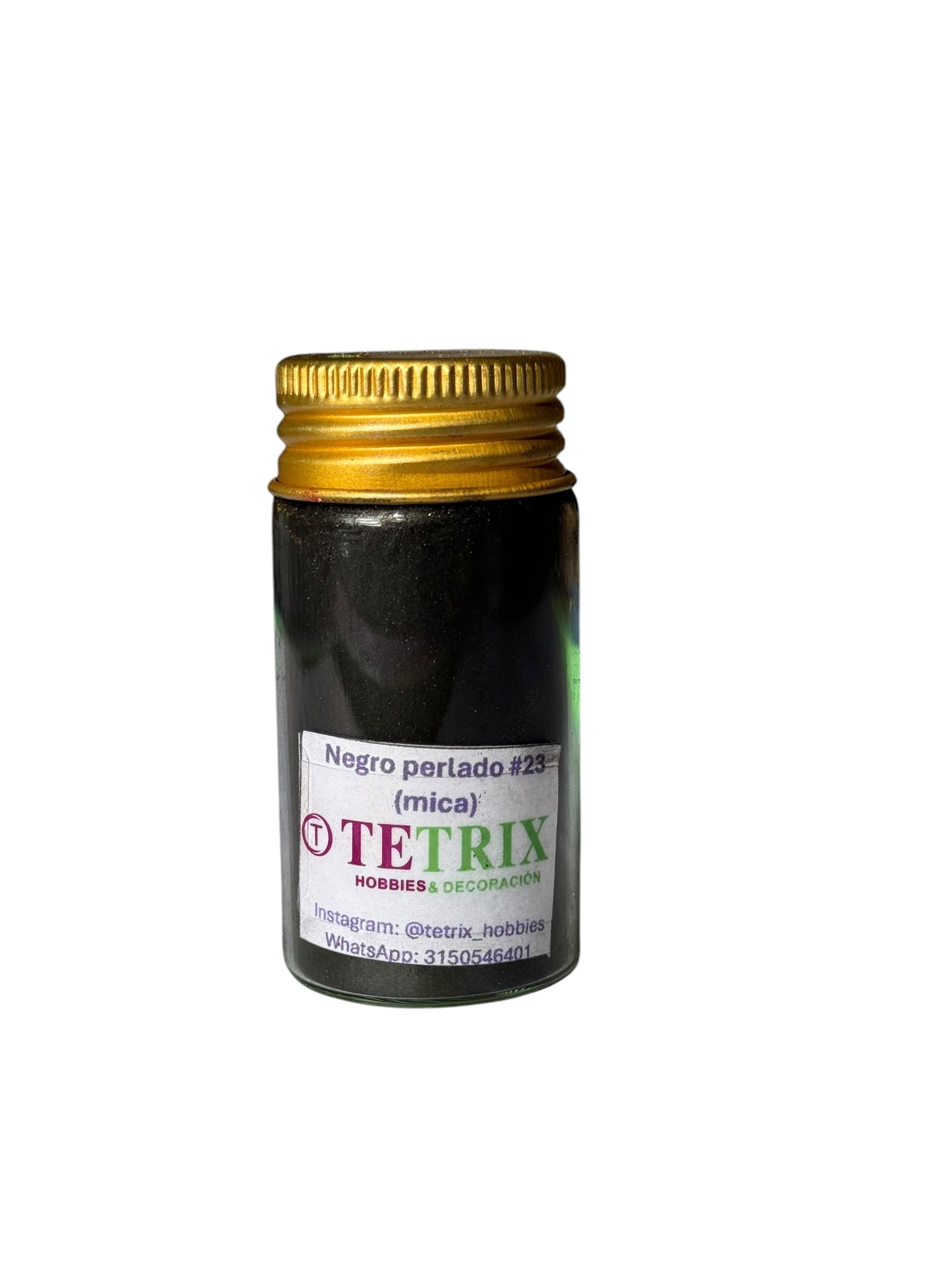 Pigmento Mica negro perlado #23