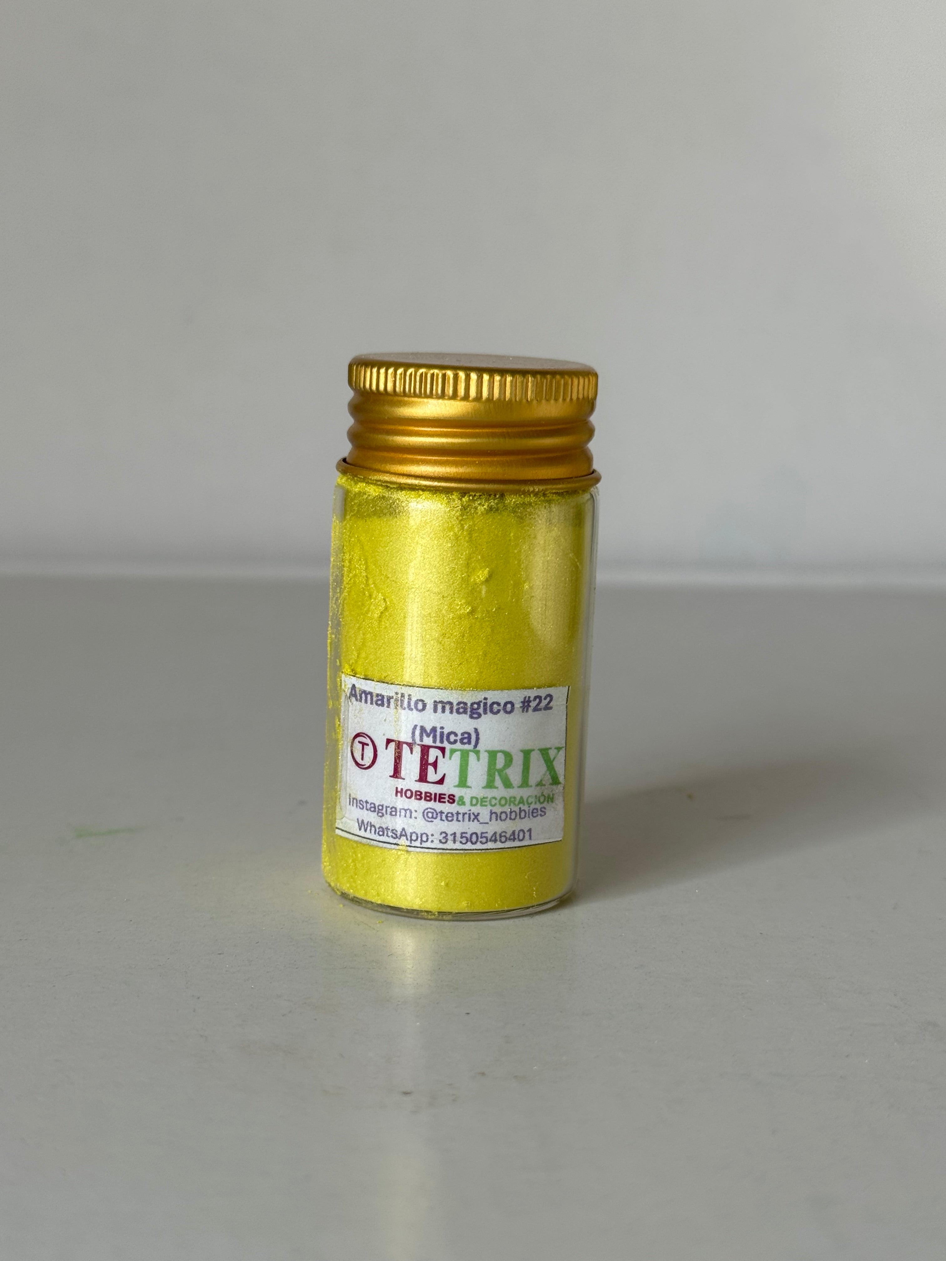 Pigmentos mica amarillo mágico #22